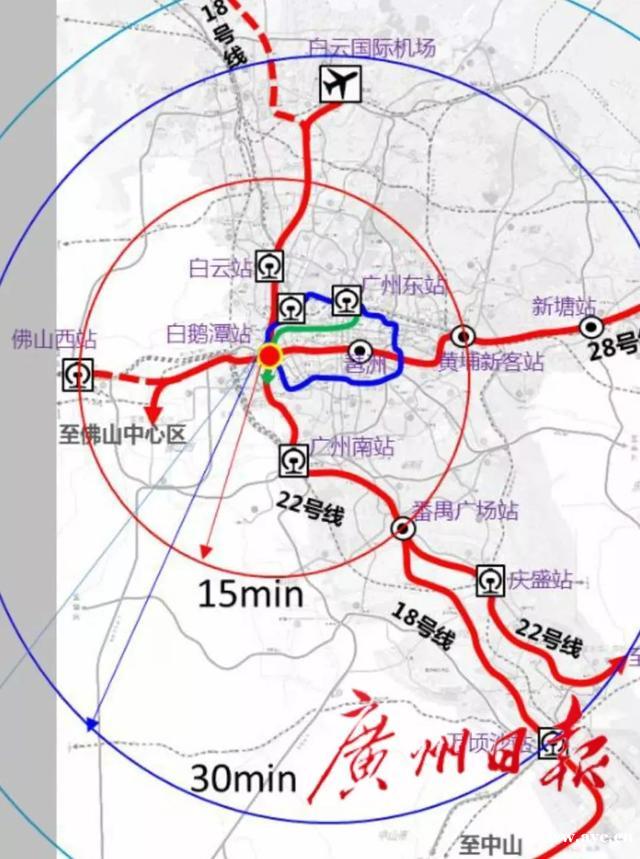 广州地铁28号线最新披露佛山双方案