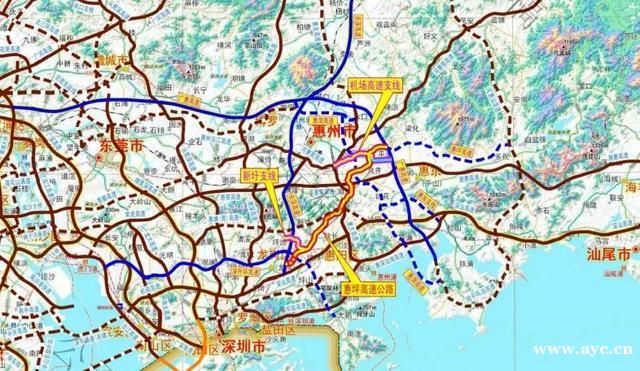 惠州至肇庆高速公路惠城至增城段 惠州沿江高速公路双向八车道