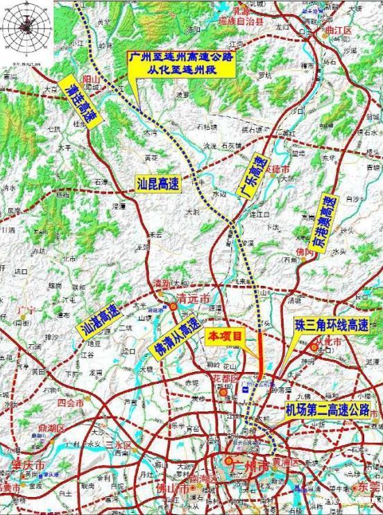 广连高速公路规划图图片